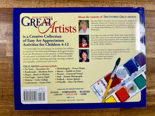 Discovering Great Artists: Hands-On Art for Children in the Styles of the Great Masters