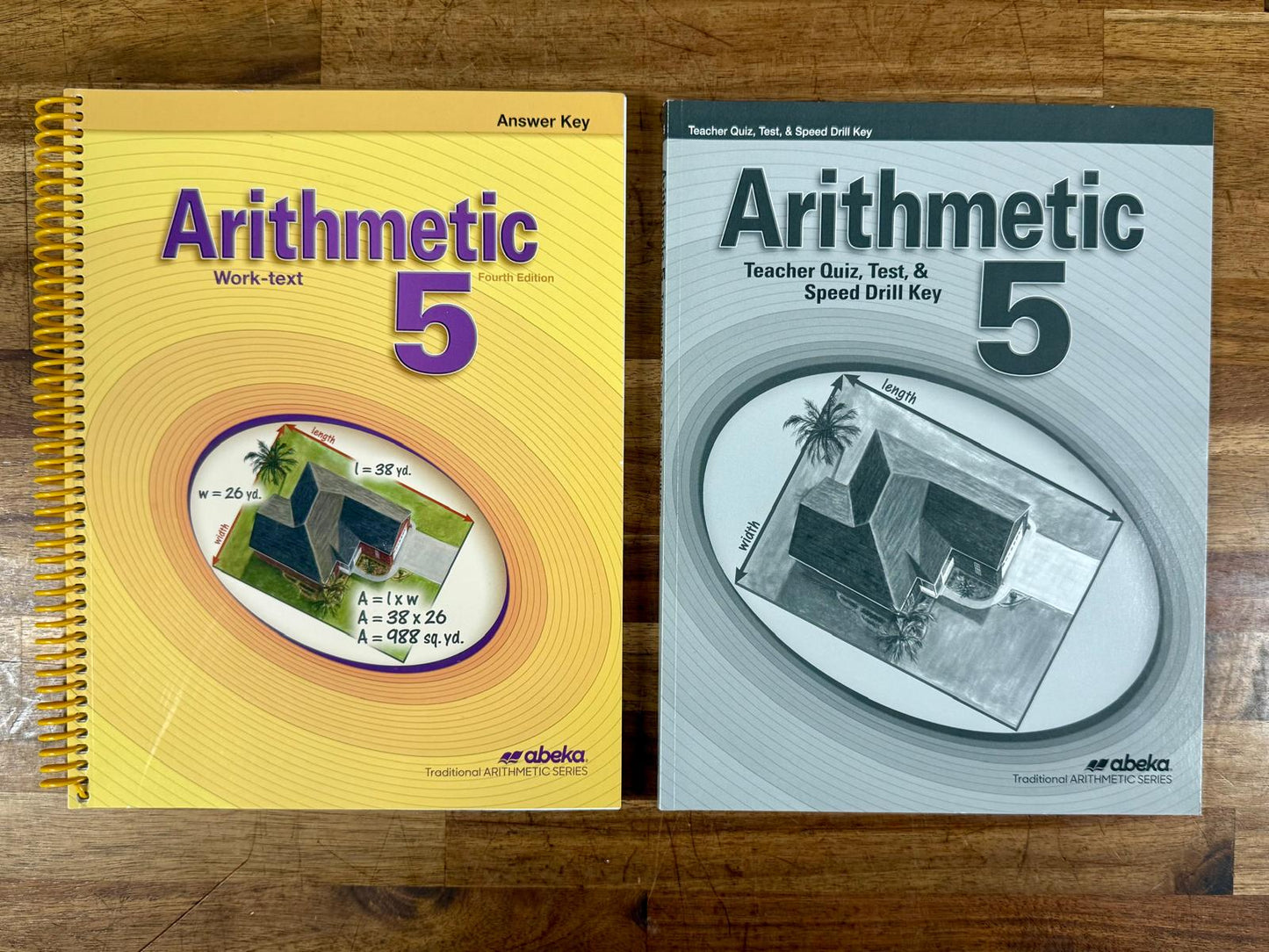 Abeka Arithmetic 5 (4th Edition) Keys – Set of 2: Answer Key & Test Key for Grade 5 Math