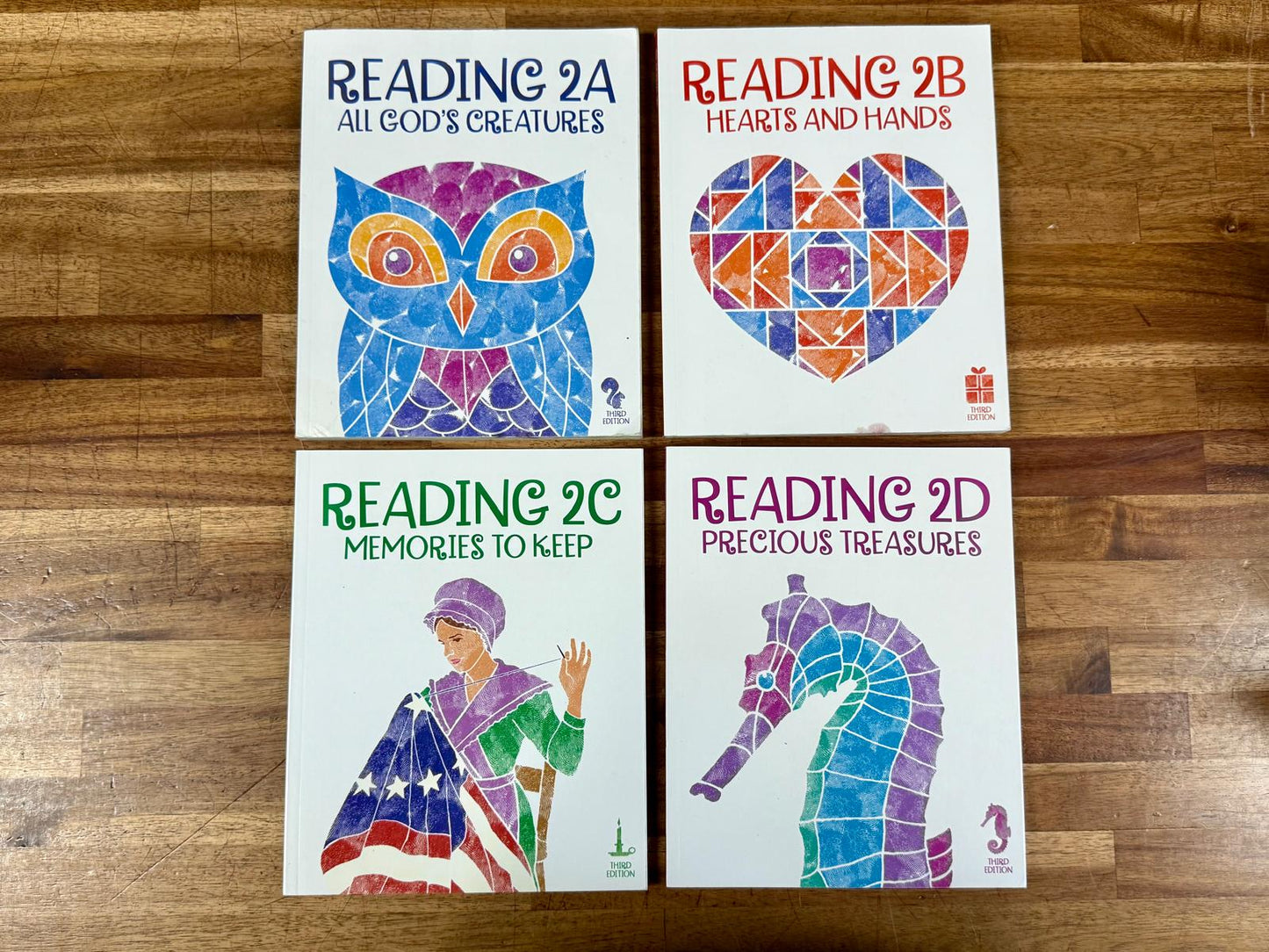 BJU Reading 2 (3rd Edition) Set – Teacher’s Edition, Student Textbooks A–D, and Answer Key