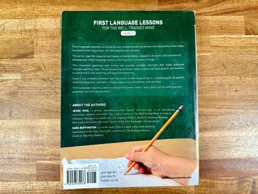 First Language Lessons for the Well-Trained Mind Level 3