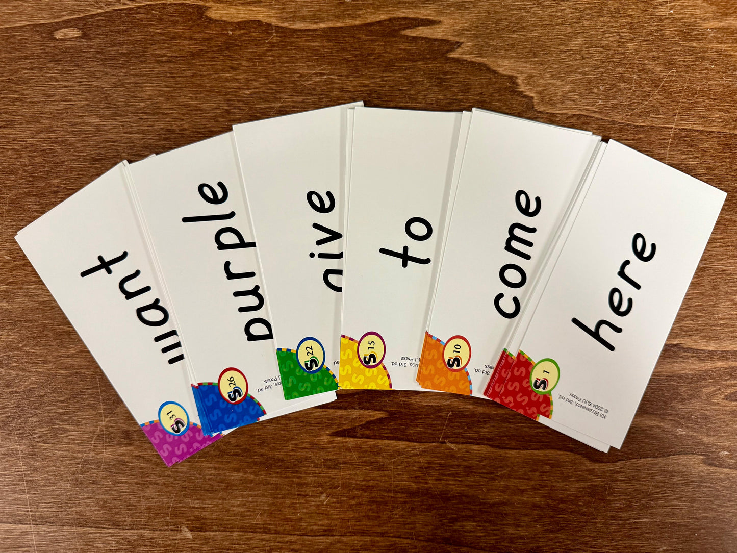BJU Beginnings K5 Phonics and Review Cards 3rd Ed - Like New