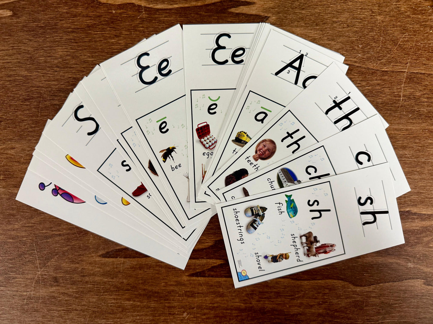 BJU Beginnings K5 Phonics and Review Cards 3rd Ed - Like New
