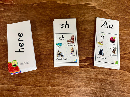 BJU Beginnings K5 Phonics and Review Cards 3rd Ed - Like New