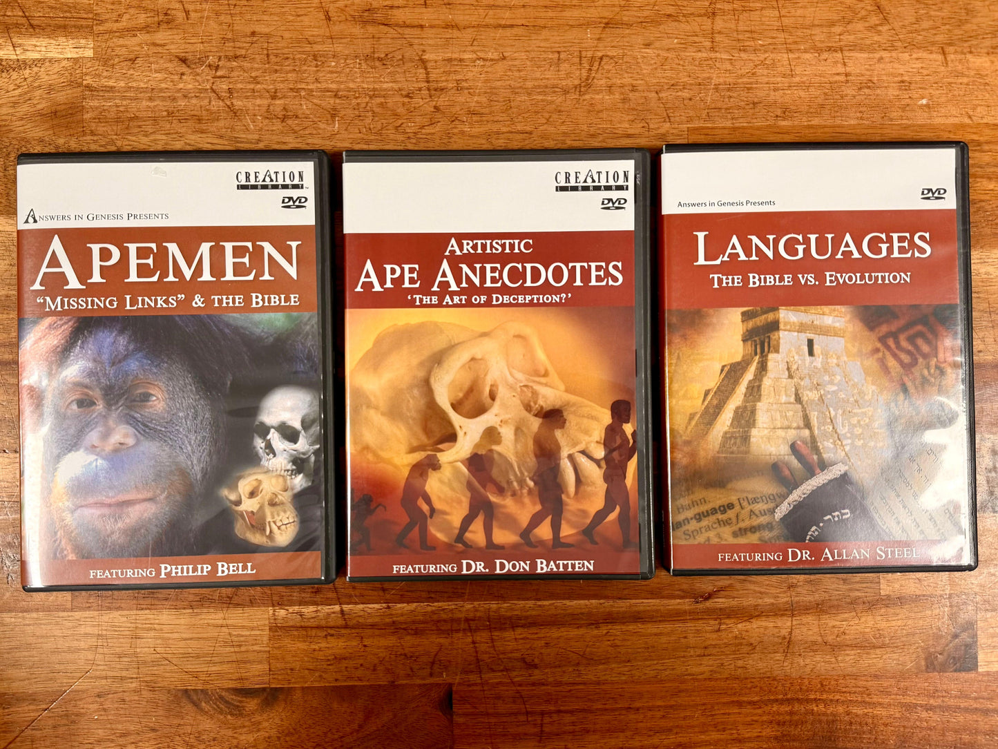 Creation Ministries International – DVD Lot of 3