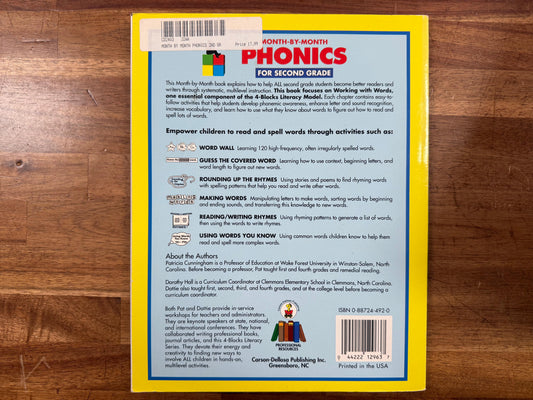 Month-by-Month Phonics for 2nd Grade: A Structured Approach to Phonics Mastery