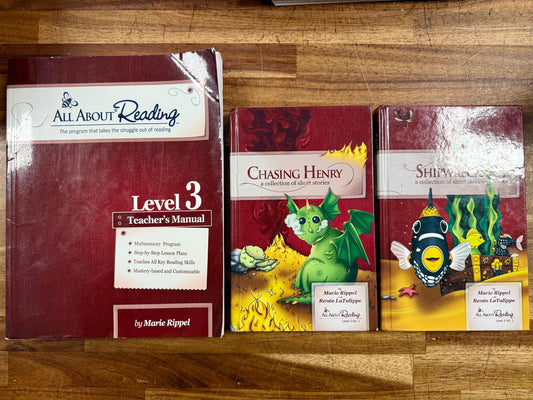 AAR Level 3 Teacher's Manual & Volume 1-2 Readers SET: Comprehensive Phonics Instruction for Growing Readers