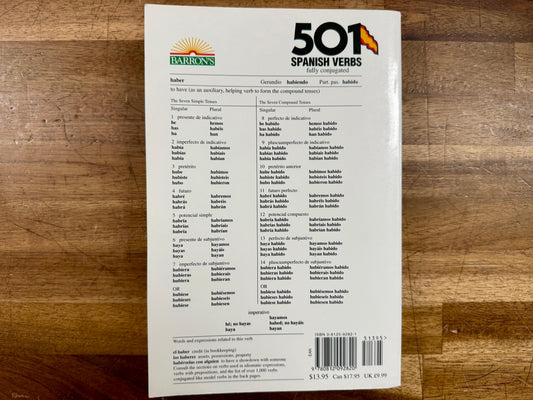 501 Spanish Verbs: The Ultimate Guide for Learning Spanish Verb Conjugations