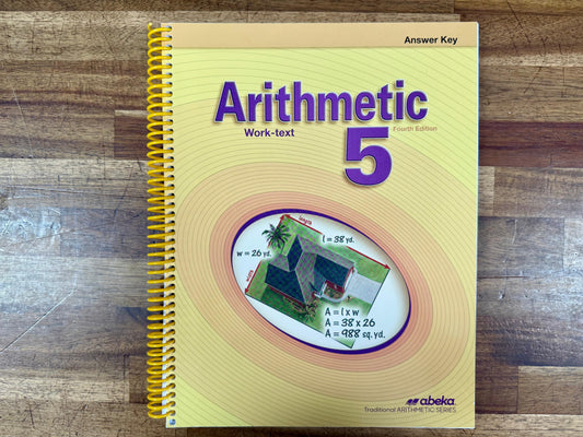 Abeka Arithmetic 5 Work-text Answer Key