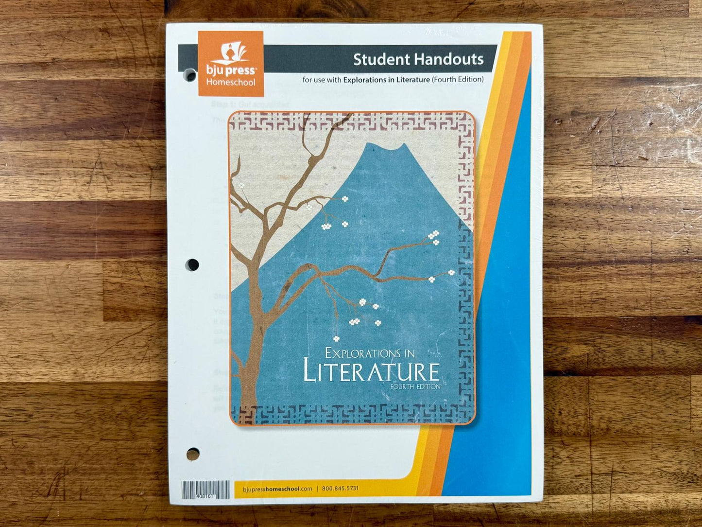BJU Explorations in Literature 4th Ed Text, TE, & Handouts SET