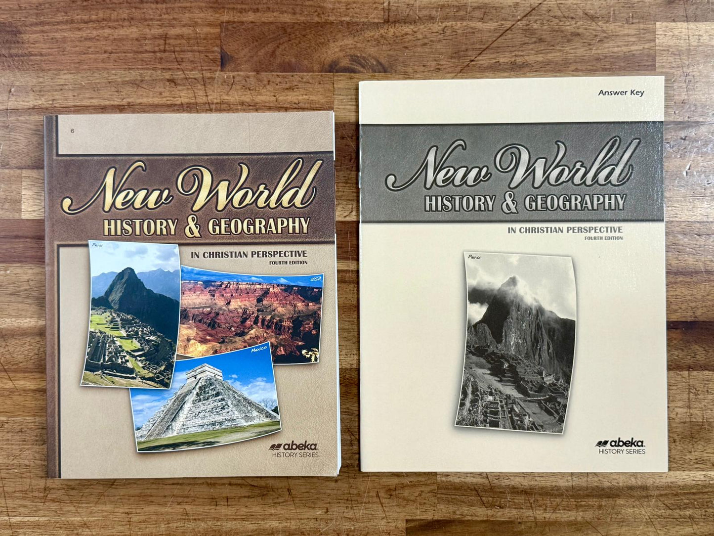 Abeka New World History & Geography 4th Ed SET