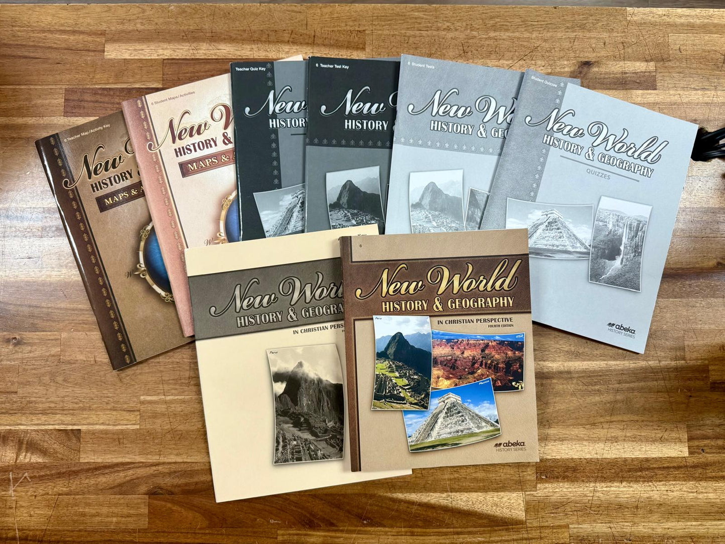 Abeka New World History & Geography 4th Ed SET