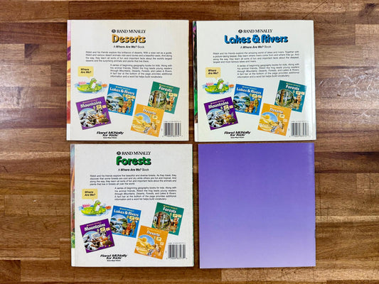 Vintage Childrean's Sciece Books Lot of 4 - Rand McNally & Golden Book