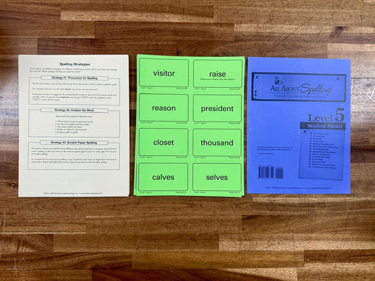 All About Spelling Level 5 Student Packet – Like-New