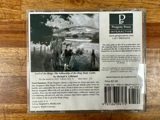 Progeny Press The Fellowship of the Ring Study Guide – CD-ROM