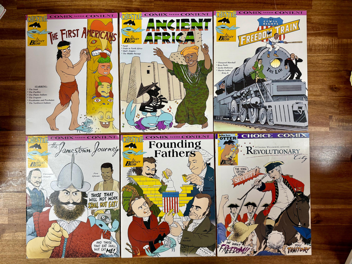 Chester Comix with Content — Lot of 29 by Bentley Boyd: Homeschool History & Economics