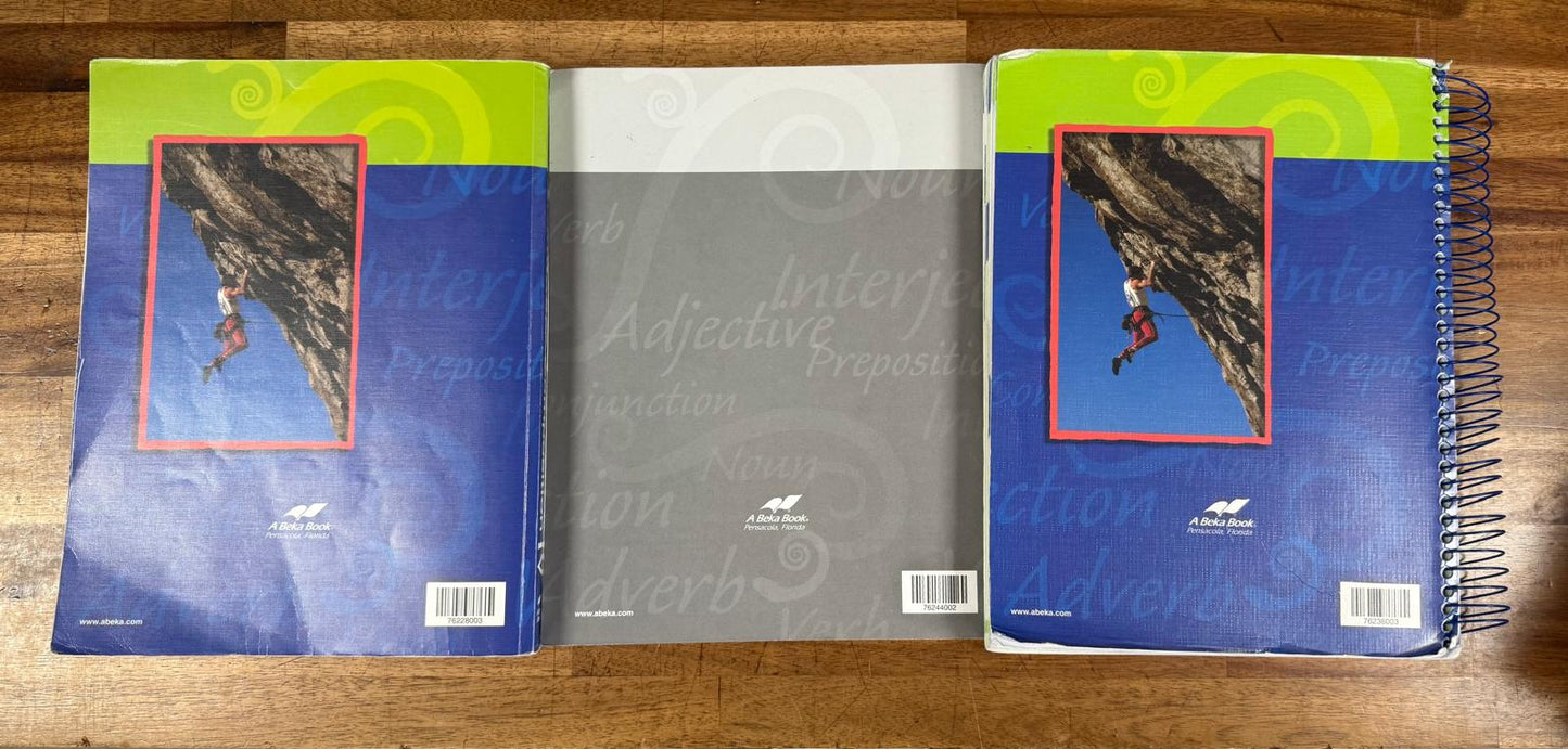Abeka Grammar and Composition IV Set — Work-text, Teacher Guide, and Tests/Quizzes (11th Grade)