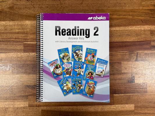 Abeka Reading 2 — Answer Key and Reader Set of 8 (Grade 2)