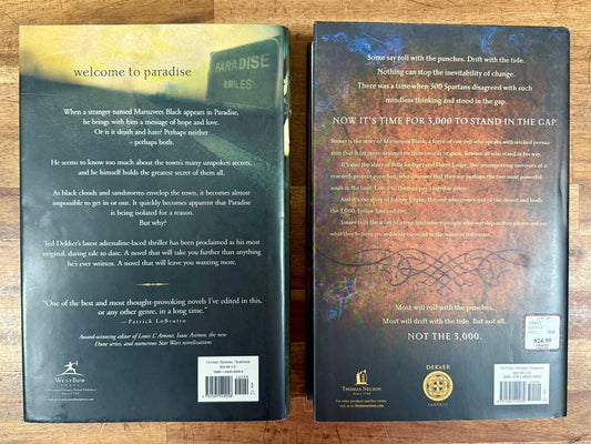 Ted Dekker Book Lot of 2: Sinner & Showdown – Mystery, Thriller, Suspense