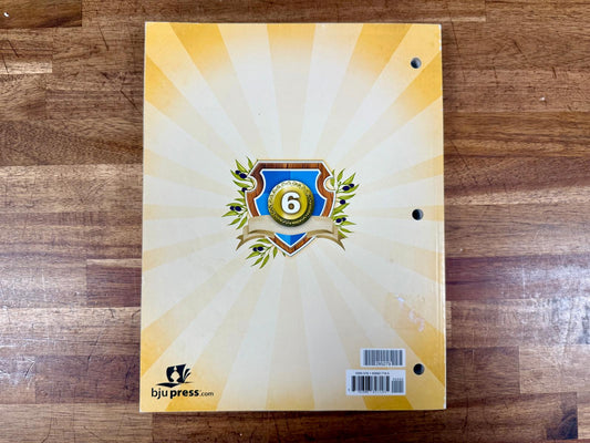 BJU Bible 6 Redemption: God's Grand Design 4th Ed Worktext