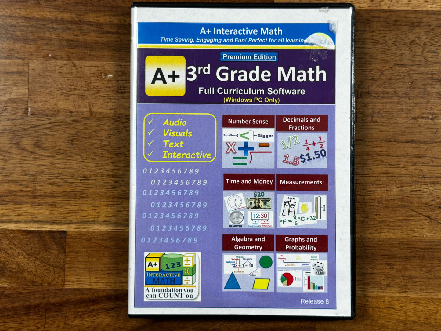 A+ Interactive Math 3rd Grade Full Curriculum Software