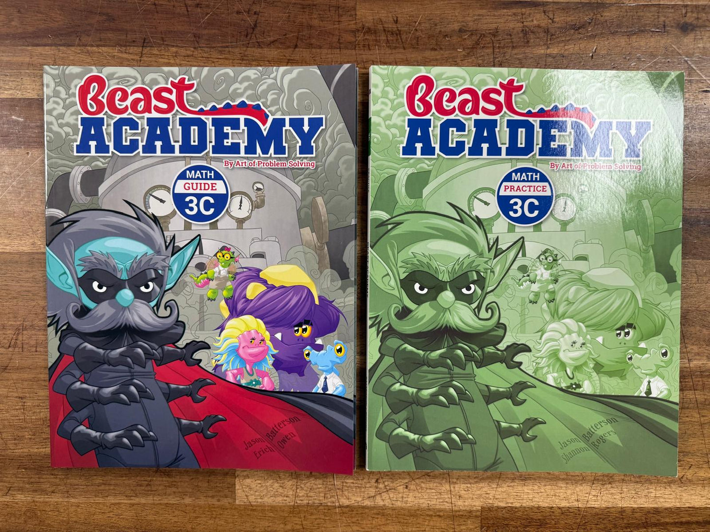 Beast Academy 3A–3D Full Set (8 Books) - Like New