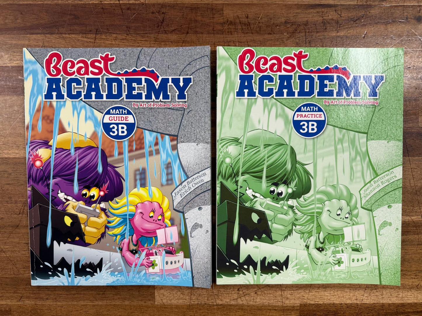 Beast Academy 3A–3D Full Set (8 Books) - Like New