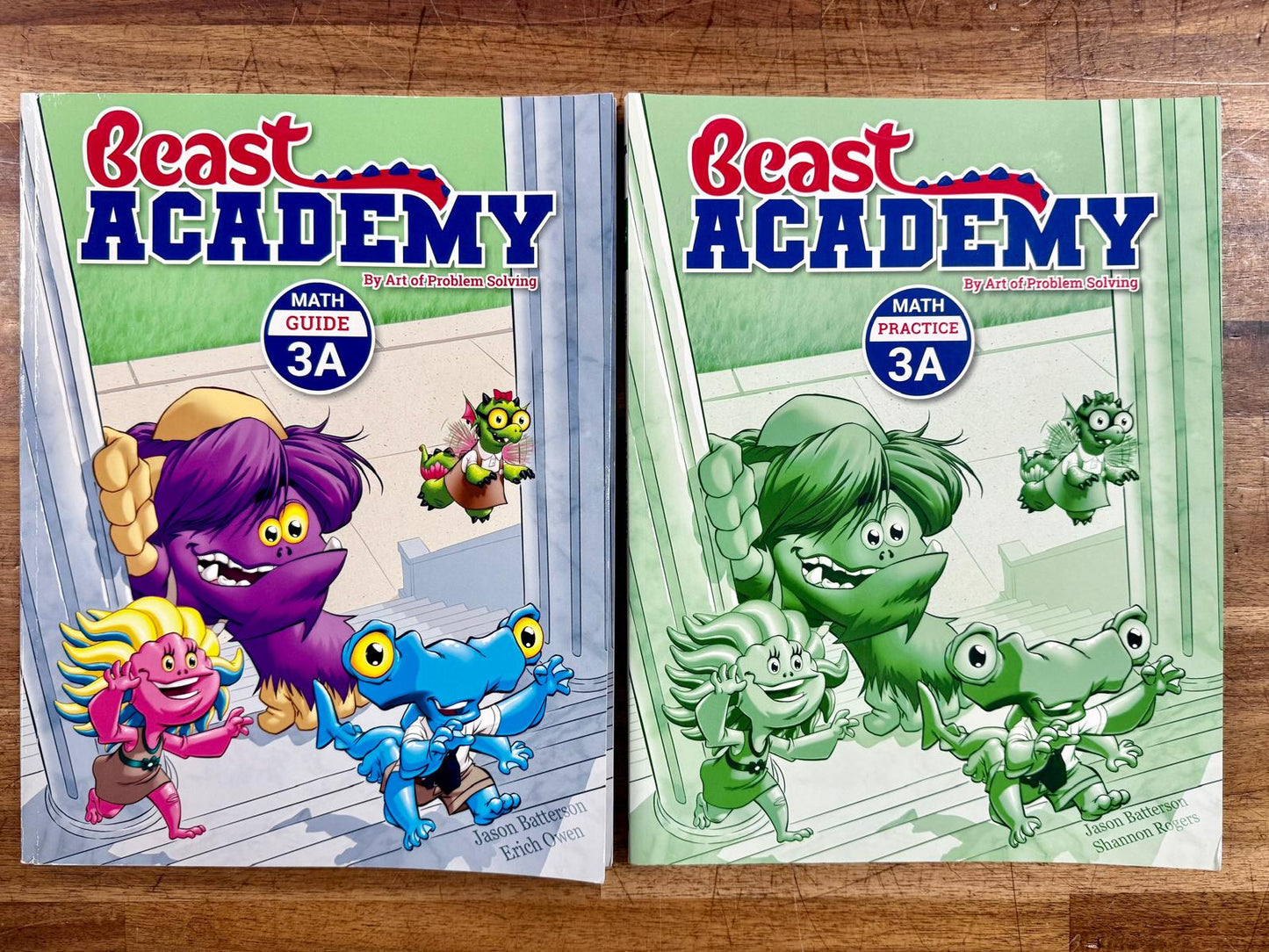 Beast Academy 3A–3D Full Set (8 Books) - Like New