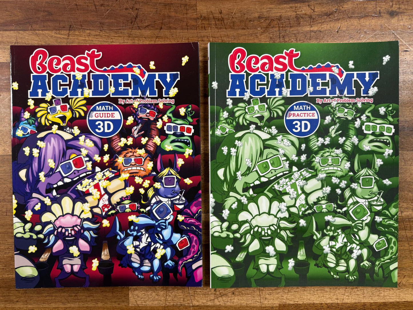 Beast Academy 3A–3D Full Set (8 Books) - Like New