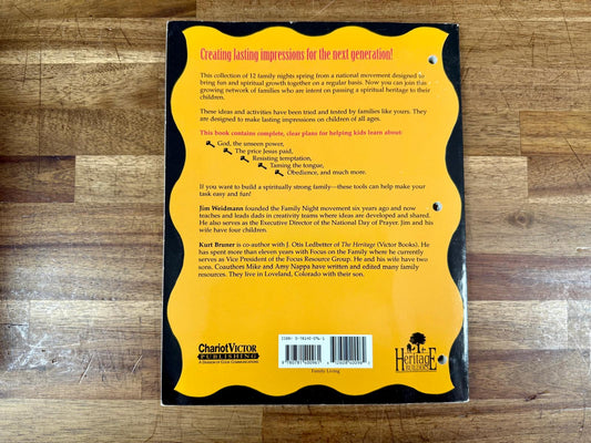 An introduction to Family Nights Family Night Tool Chest Book 1