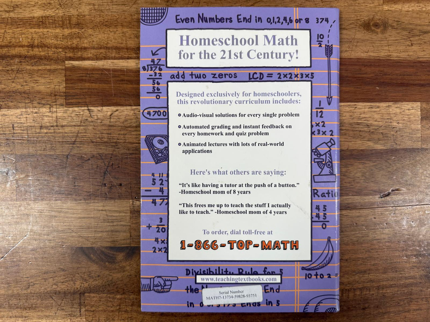 Teaching Textbooks: Math 7 – CD-ROM Set