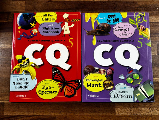 Rigby Literacy Comprehension Quarterly Grade 5 Vol 1–4