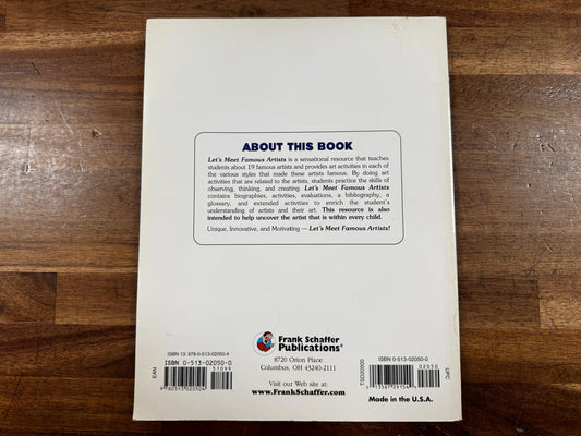 Let's Meet Famous Artists, Grades 1-6 - Harriet Kinghorn