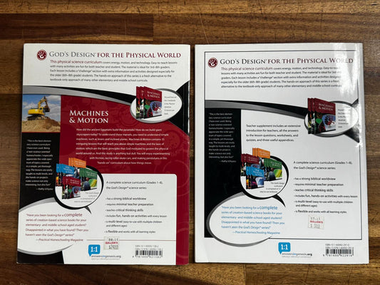 AiG Science Physical World Machines & Motion Curriculum Set