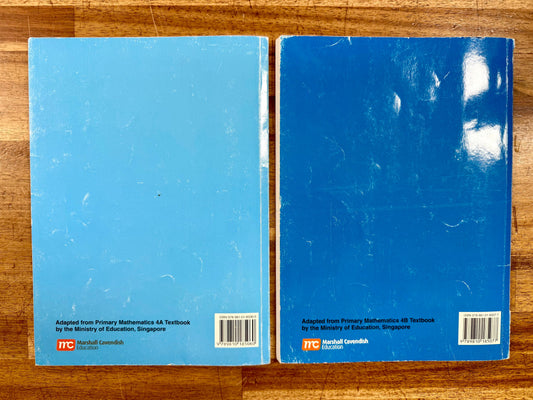 Singapore Math Primary Mathematics Grade 4 Textbook Set 4A & 4B