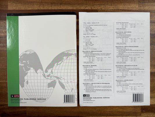 Reading Comprehension in Varied Subject Book 4 + Teacher's Key