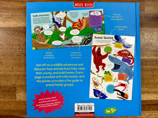 First Animal Book w Poster - Miles Kelly - New