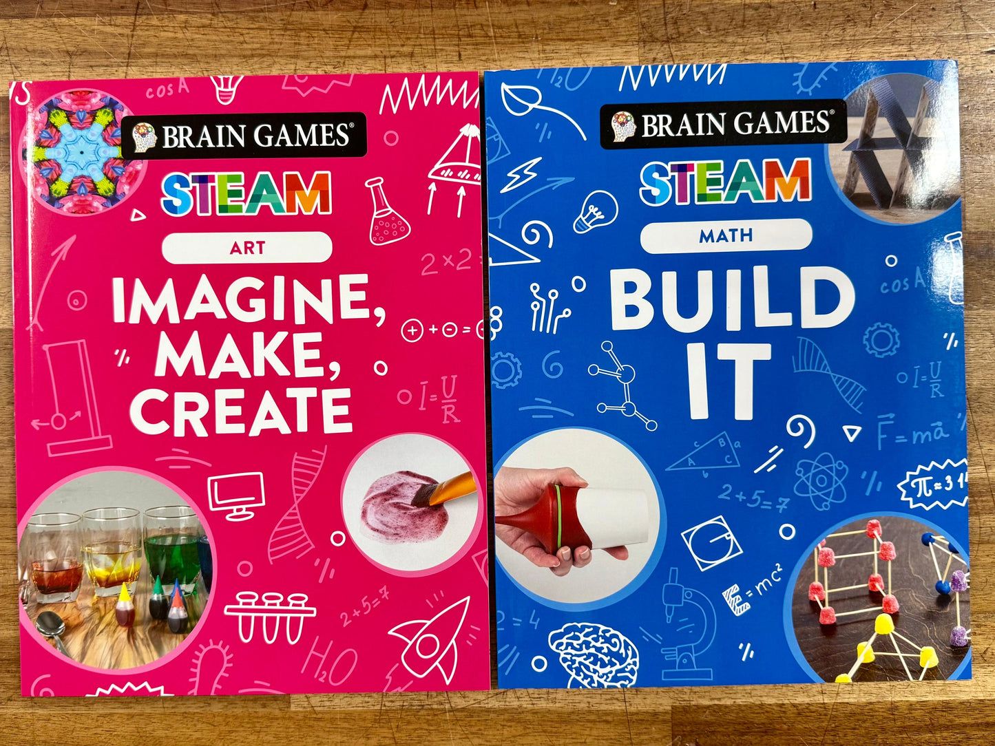 Brain Games Steam 6 Dyanmic Book Box Set - Like-New