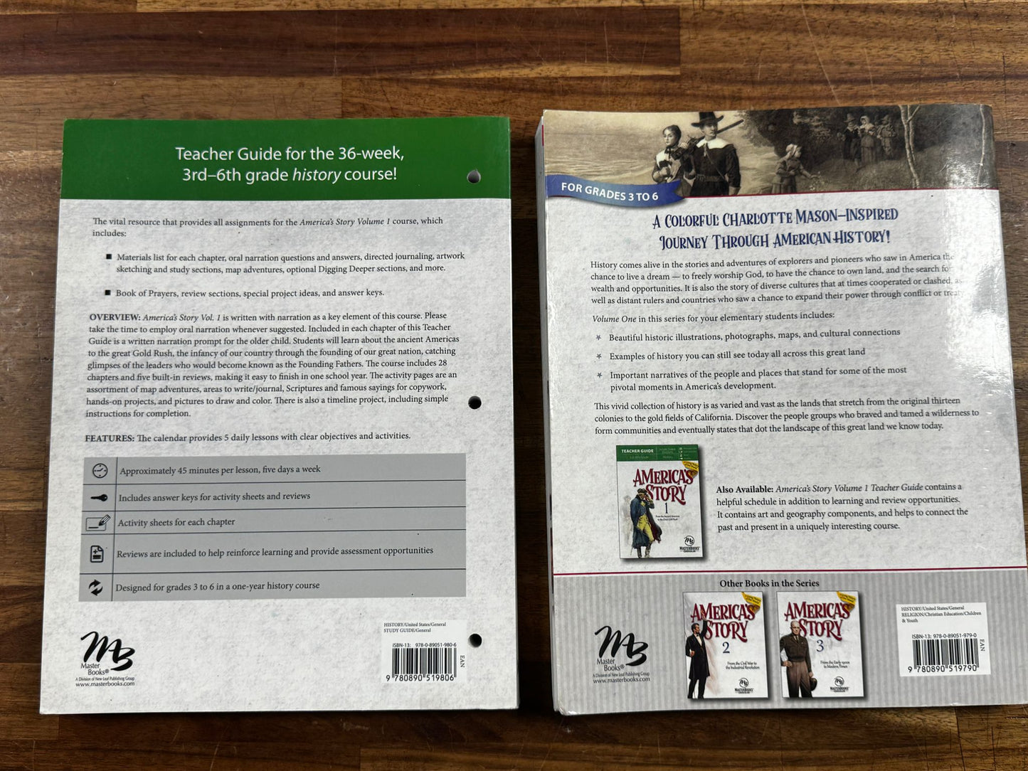 MB America's Story 1 Textbook & Teacher Guide