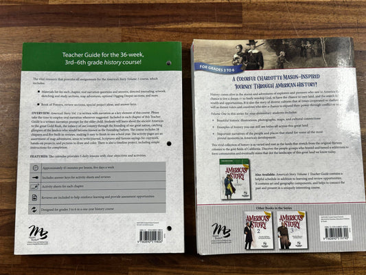 MB America's Story 1 Textbook & Teacher Guide