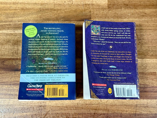 Inkspell & Inkdeath Cornelia Funke Inkheart Trilogy #2 & 3 SET