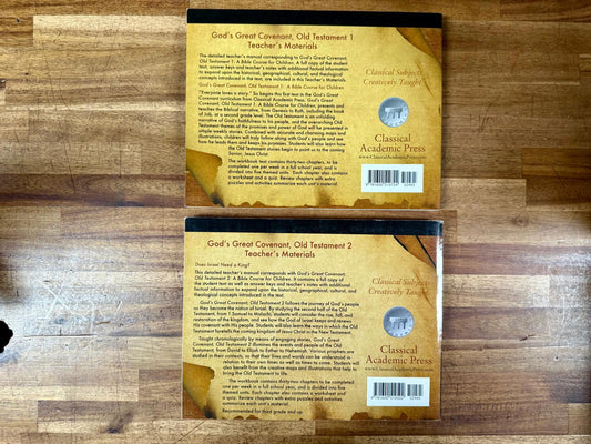 God's Great Covenant Old Testament 1 & 2 Teacher's Materials SET