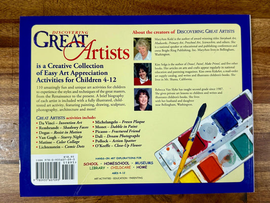 Discovering Great Artists: Hands-On Art for Children... - Kohl & Solga