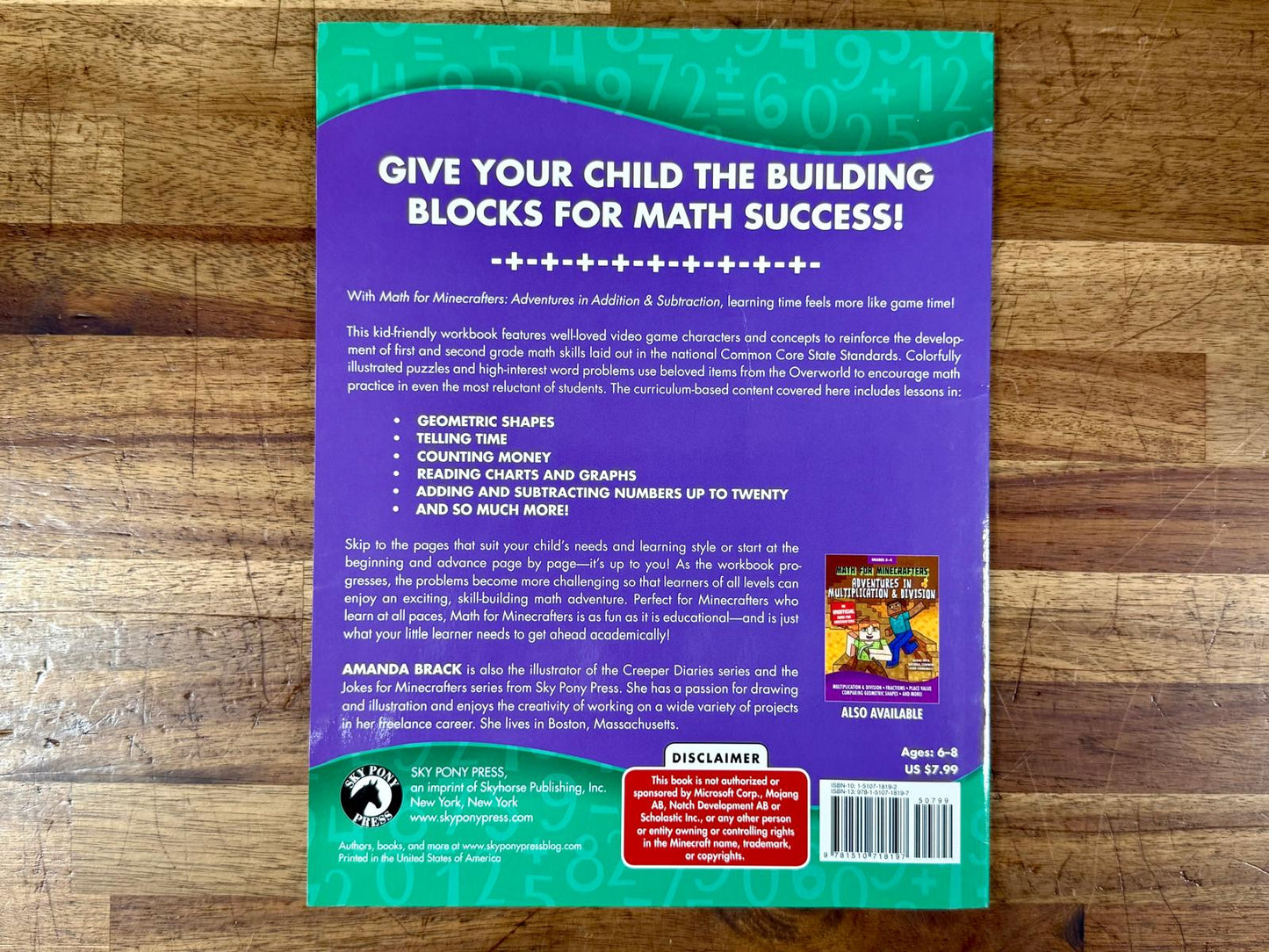 Math for Minecrafters: Addition & Subtraction, Grades 1-2