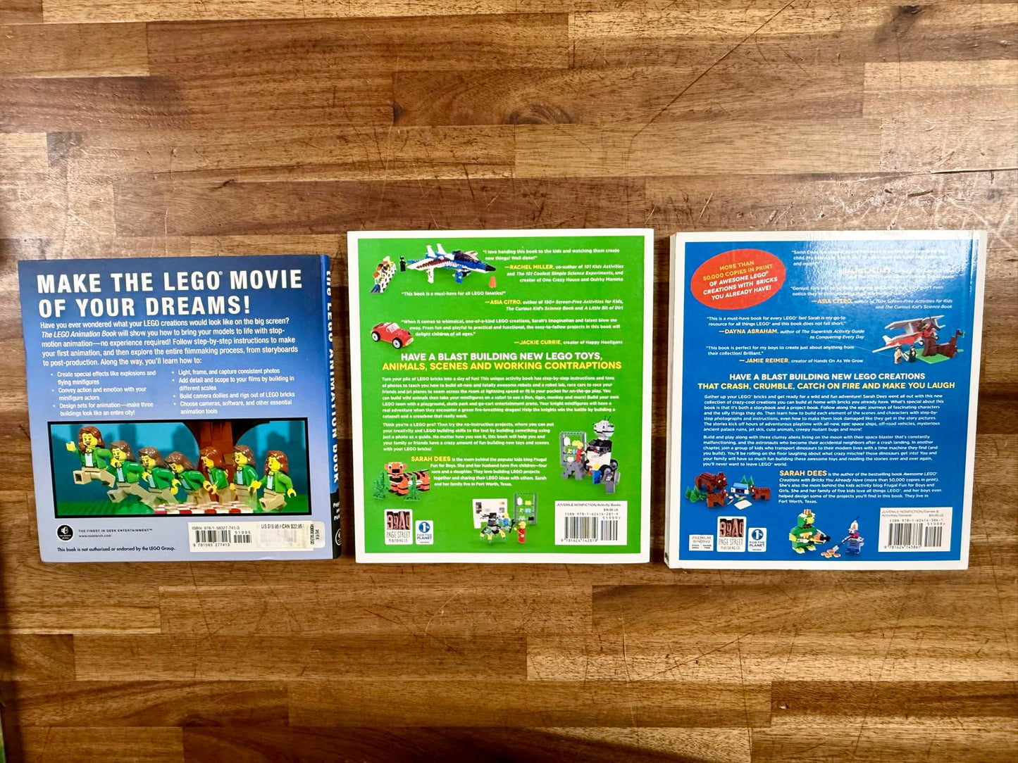 Lego Book LOT of 3 - Awesome Creations/Animations/Epic (SET)