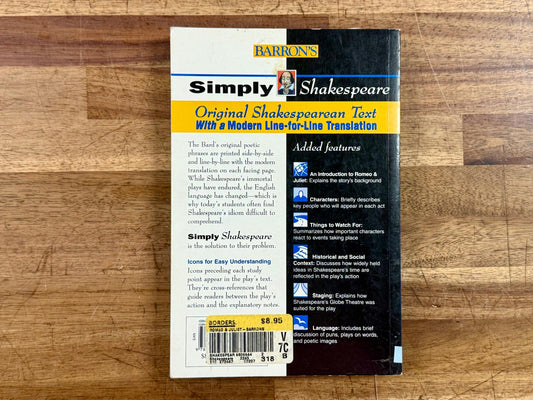 Barron's Simply Shakespeare Romeo & Juliet