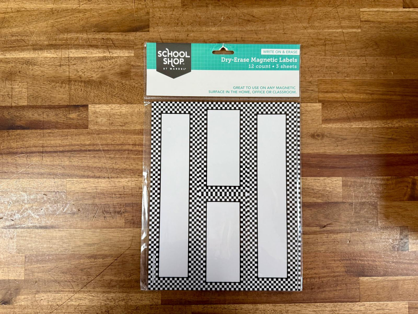 School Shop Dry Erase Magnets 12ct NEW