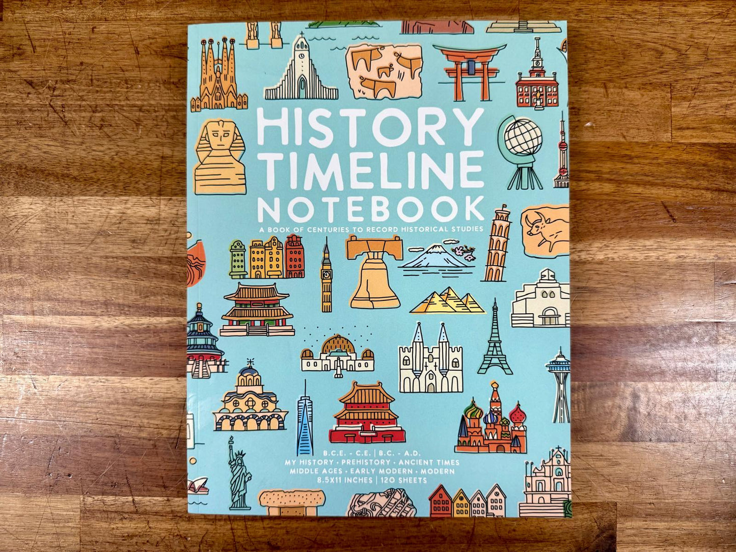 Schoolnest History Timeline Notebook - Brand New