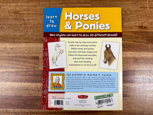 Learn to Draw Horses & Ponies: Step-by-step instructions...