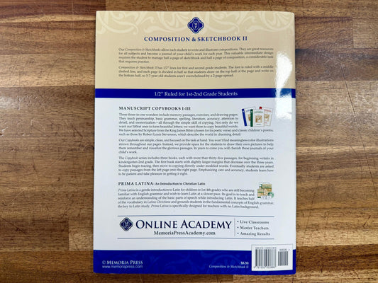 MP Composition & Sketchbook II – ½" Ruled Grades 1–2