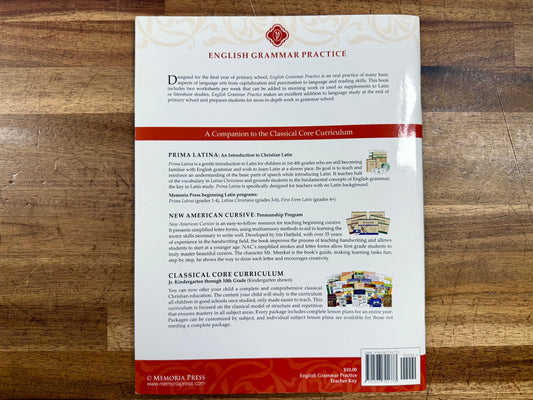 MP English Grammar Practice Teacher Key